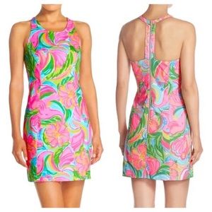 Lilly Pulitzer Tropical Racerback Dress Size 6